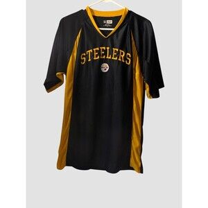 Pittsburgh Steelers Nfl Team Apparel T Shirt Jersey Embroidered Logo Mens Sz M